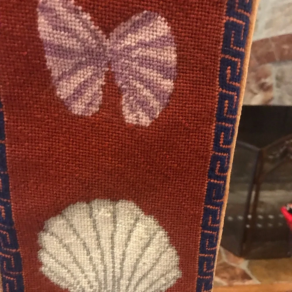 NEEDLEPOINT HANDMADE LONG 4 FEET & 11 INCHES LONG